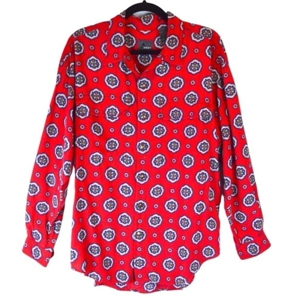 Vintage LizWear Button Down Cool Rayon Blouse, Large